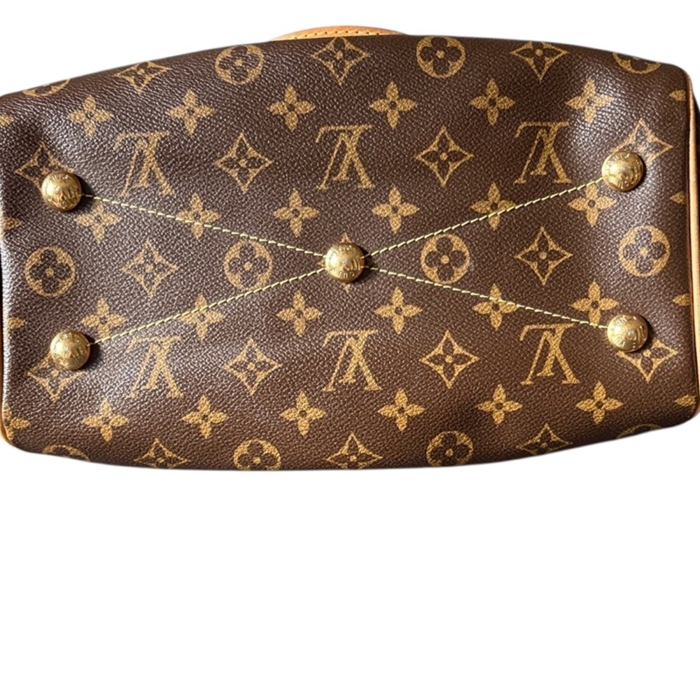 Louis Vuitton Tivoli PM Monogram Canvas Handbag with Natural Leather Trim - Picture 6 of 15